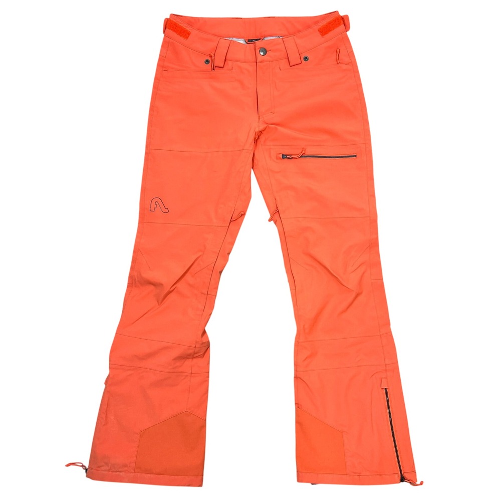 Flylow Sassyfrass Ski Snowboarding Pants Small Coral Orange Gorpcore Winter READ